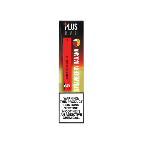 Plus Bar - STRAWBERRY BANANA Disposable Device