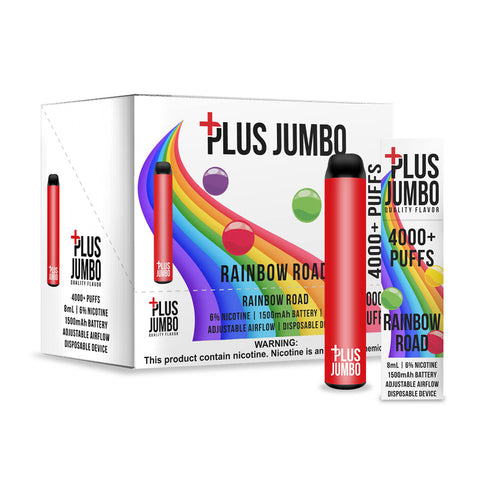 Plus Jumbo - Rainbow Road - 4000 Puffs