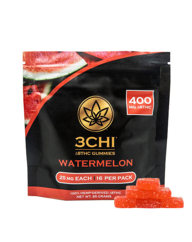 3CHI Delta 8 THC Gummies - Watermelon